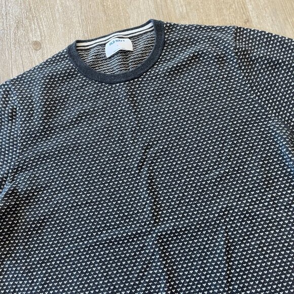 Mens Old Navy Grey Patterned Sweater - XL - Picture 2 of 6